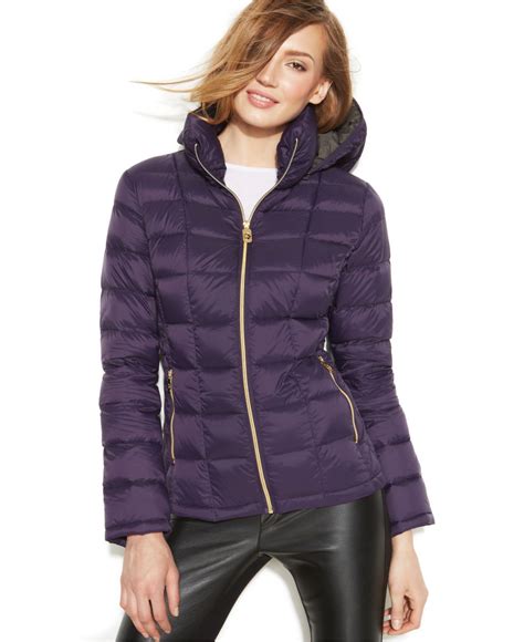 women michael kors packable down jacket